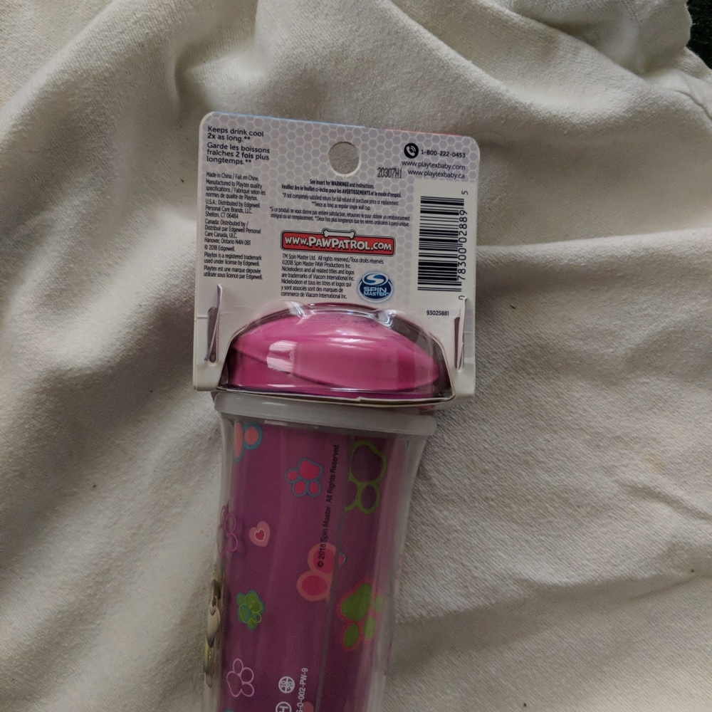 Playtex paw patrol cup 12mo New - Picture 2 of 5